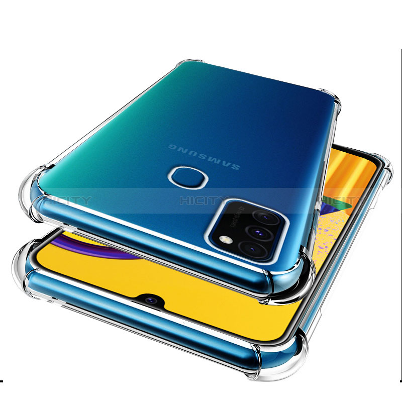 Etui Ultra Fine TPU Souple Transparente T03 pour Samsung Galaxy M21 Clair Plus