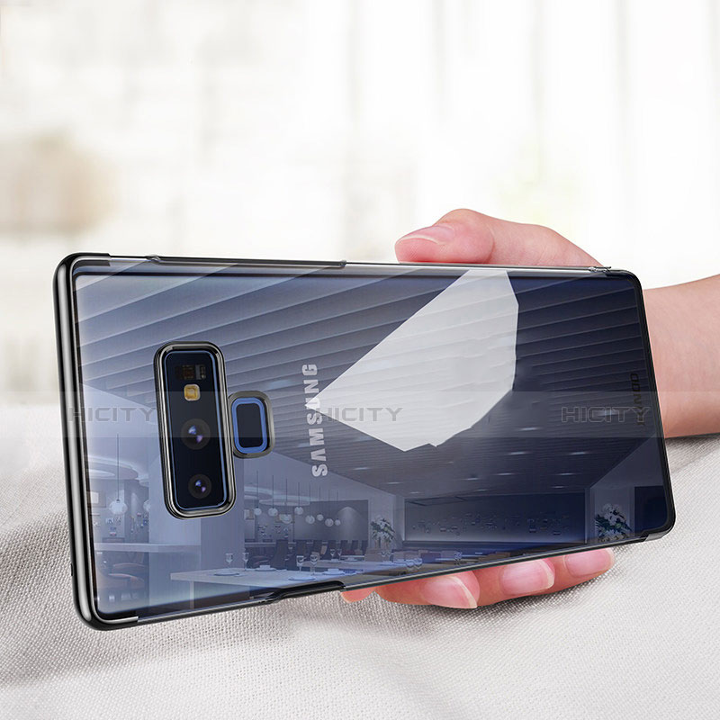 Etui Ultra Fine TPU Souple Transparente T03 pour Samsung Galaxy Note 9 Noir Plus