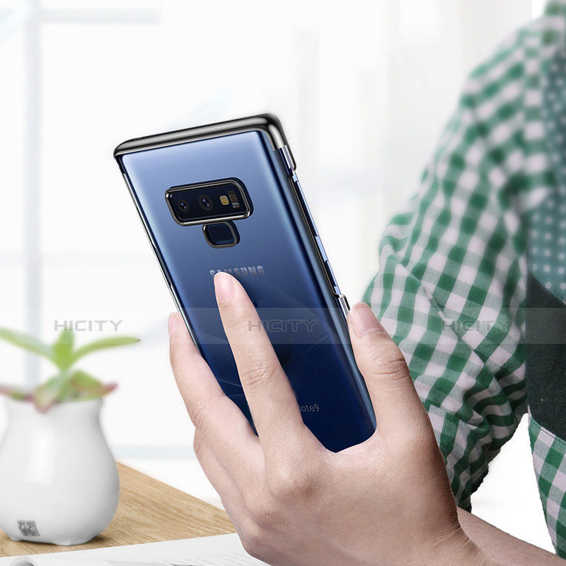 Etui Ultra Fine TPU Souple Transparente T03 pour Samsung Galaxy Note 9 Noir Plus