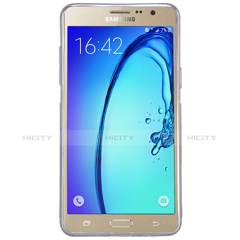 Etui Ultra Fine TPU Souple Transparente T03 pour Samsung Galaxy On5 G550FY Gris Plus