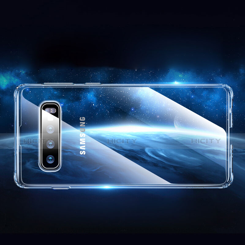 Etui Ultra Fine TPU Souple Transparente T03 pour Samsung Galaxy S10 Clair Plus