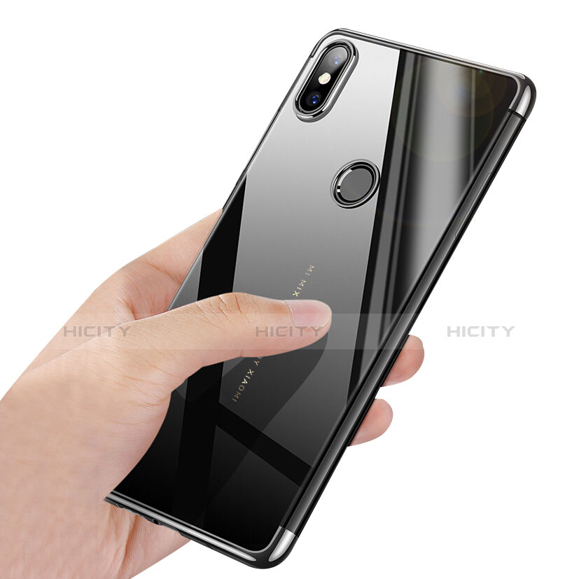 Etui Ultra Fine TPU Souple Transparente T03 pour Xiaomi Mi Mix 2S Argent Plus