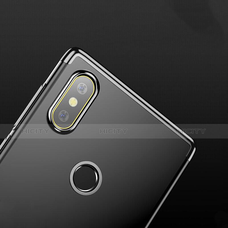 Etui Ultra Fine TPU Souple Transparente T03 pour Xiaomi Mi Mix 2S Argent Plus