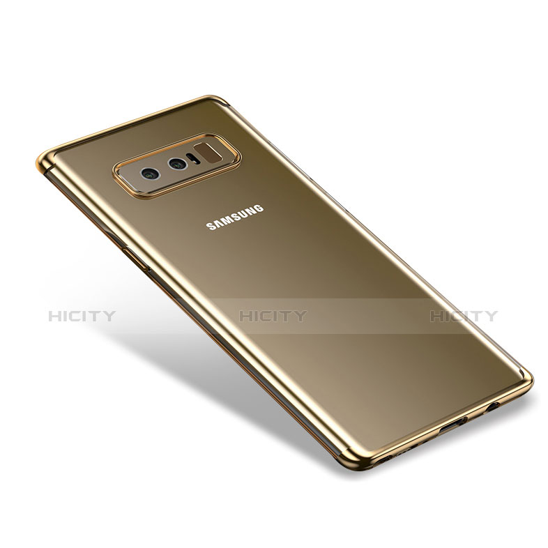 Etui Ultra Fine TPU Souple Transparente T06 pour Samsung Galaxy Note 8 Duos N950F Or Plus