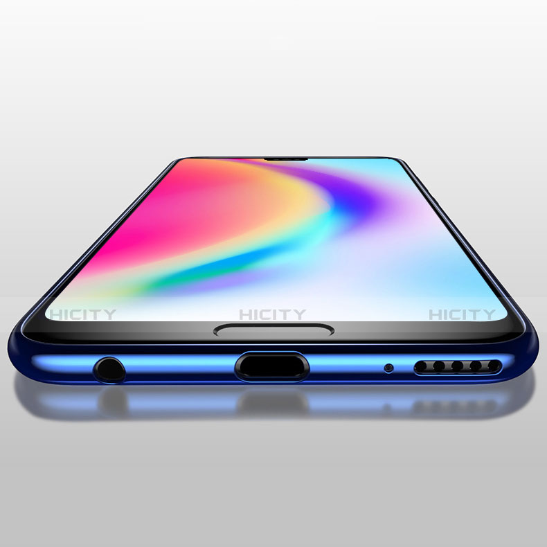 Etui Ultra Fine TPU Souple Transparente T07 pour Huawei Honor 10 Bleu Plus
