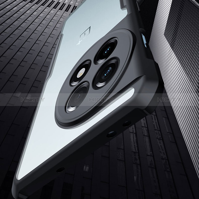 Etui Ultra Fine TPU Souple Transparente T07 pour OnePlus 11 5G Noir Plus
