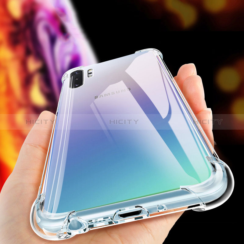 Etui Ultra Fine TPU Souple Transparente T07 pour Samsung Galaxy Note 10 Plus 5G Clair Plus