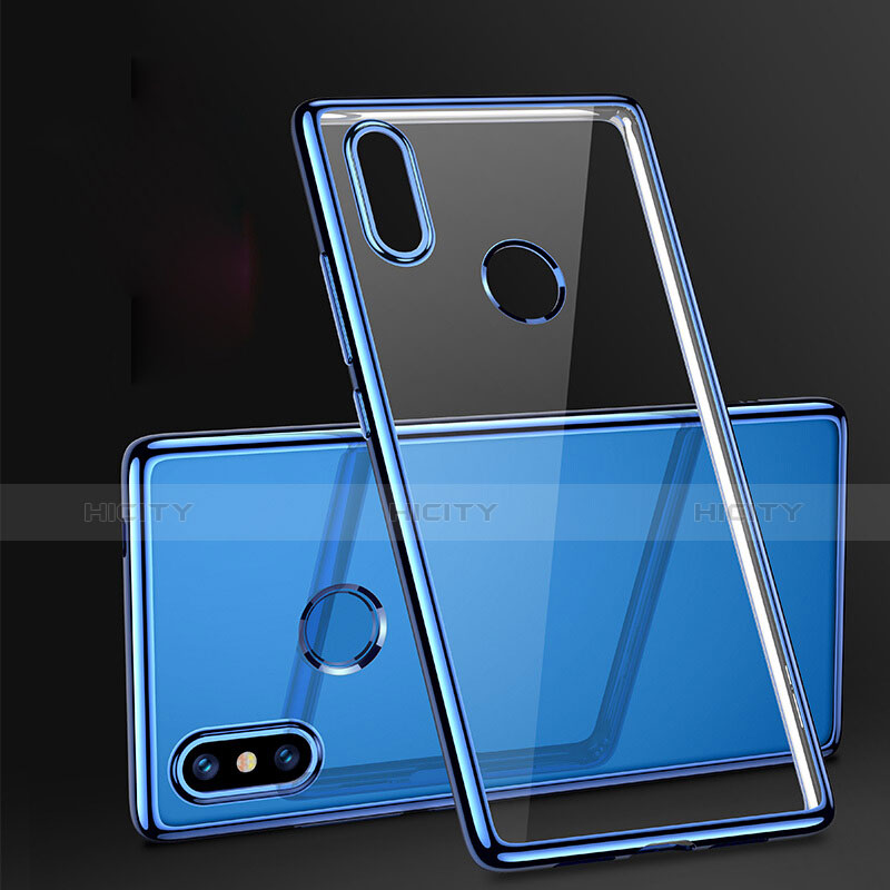 Etui Ultra Fine TPU Souple Transparente T07 pour Xiaomi Mi 8 SE Bleu Plus