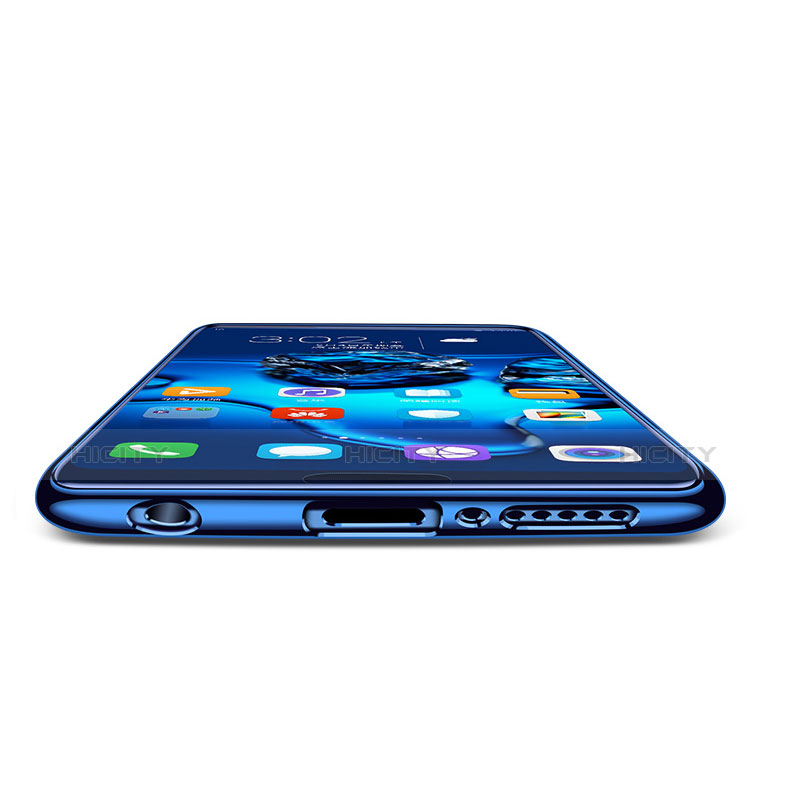 Etui Ultra Fine TPU Souple Transparente T08 pour Huawei Honor 10 Bleu Plus
