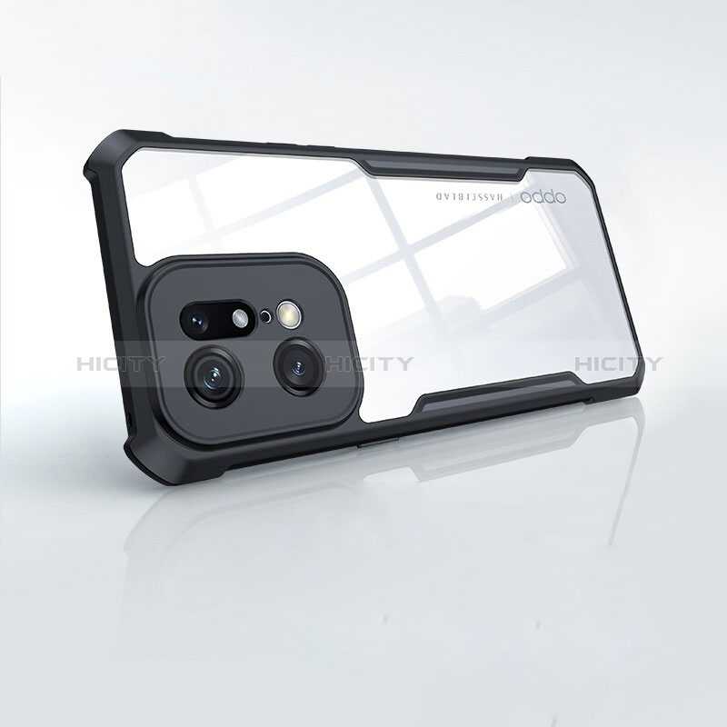 Etui Ultra Fine TPU Souple Transparente T09 pour Oppo Find X5 5G Noir Plus