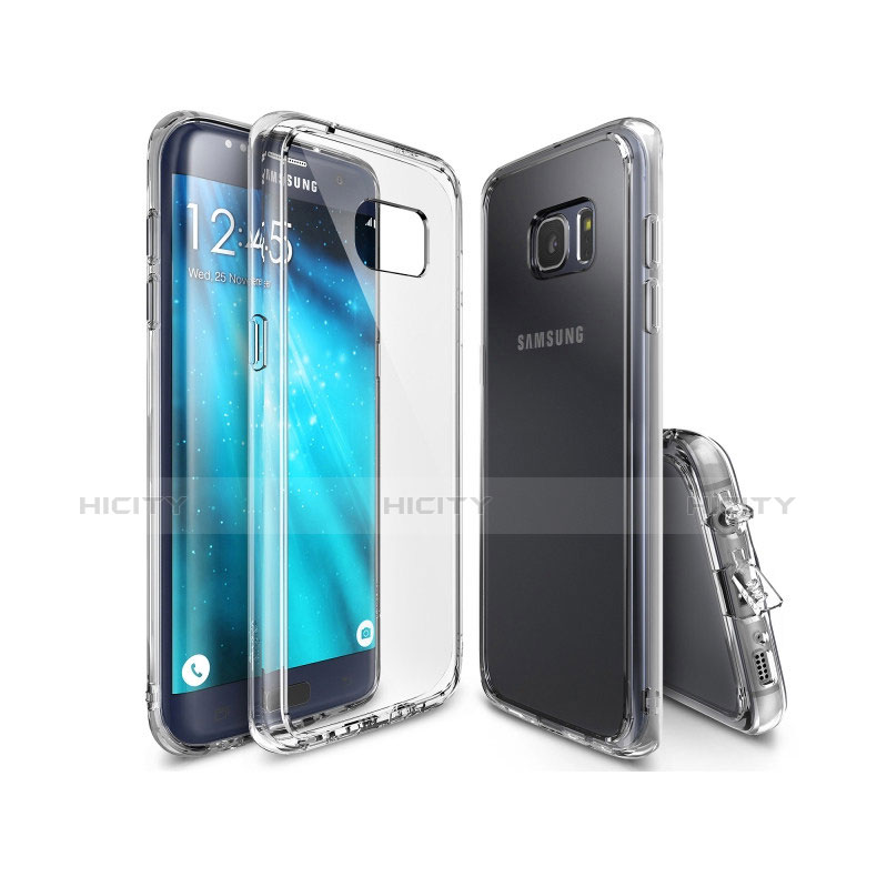 Etui Ultra Fine TPU Souple Transparente T09 pour Samsung Galaxy S7 Edge G935F Clair Plus