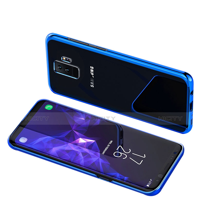 Etui Ultra Fine TPU Souple Transparente T12 pour Samsung Galaxy S9 Plus Bleu Plus