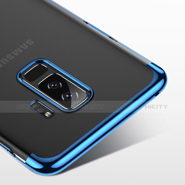 Etui Ultra Fine TPU Souple Transparente T18 pour Samsung Galaxy S9 Plus Bleu Plus