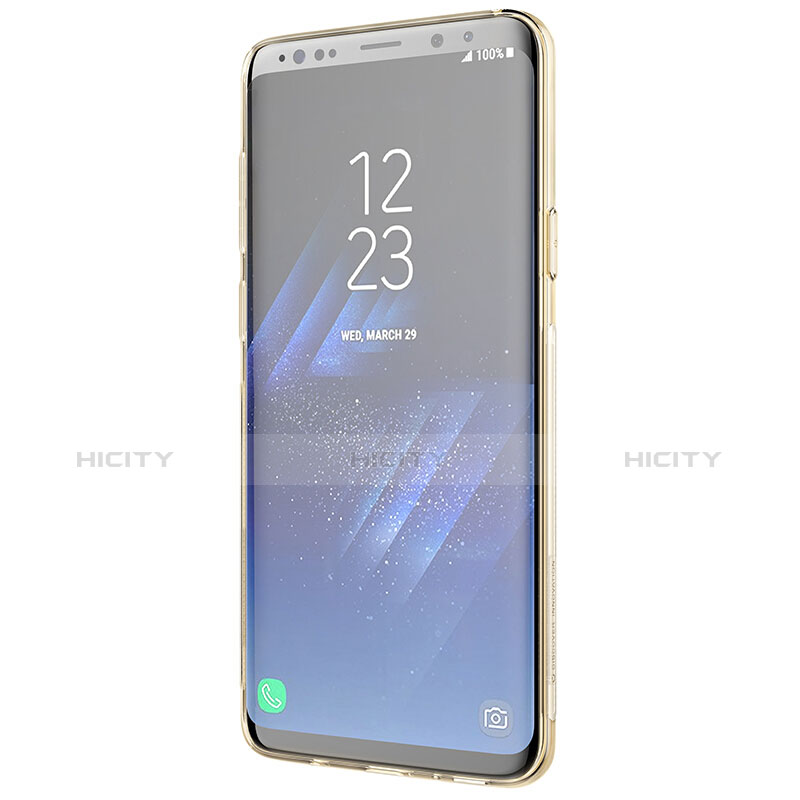 Etui Ultra Fine TPU Souple Transparente T20 pour Samsung Galaxy S9 Plus Or Plus
