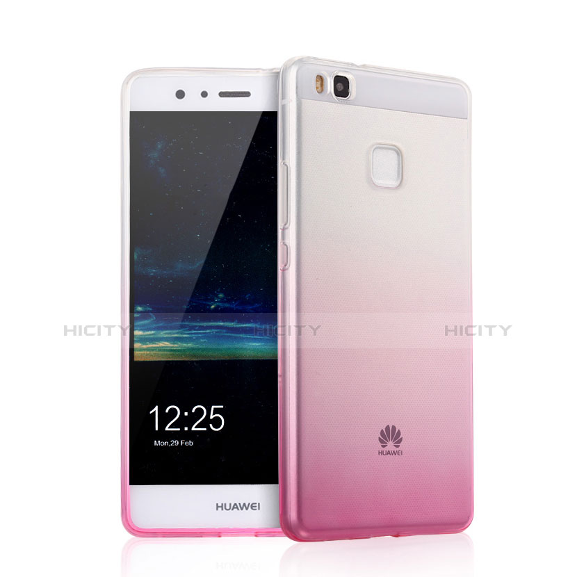 Etui Ultra Fine Transparente Souple Degrade pour Huawei G9 Lite Rose Plus