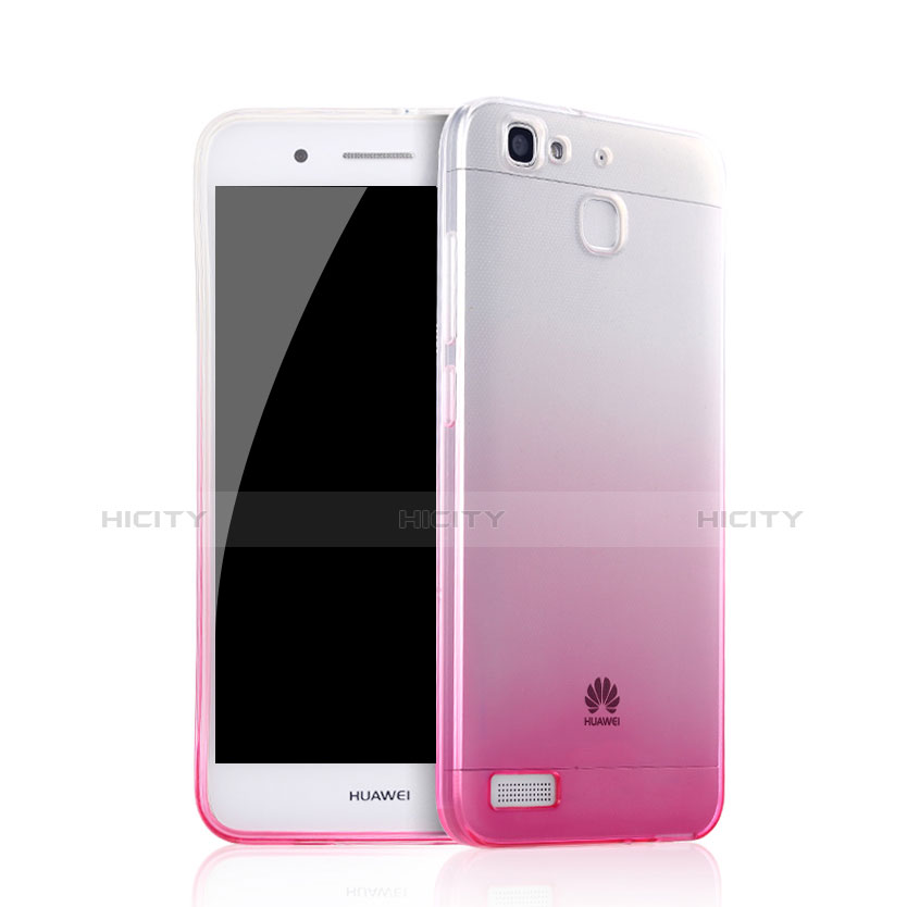 Etui Ultra Fine Transparente Souple Degrade Q01 pour Huawei G8 Mini Rose Plus