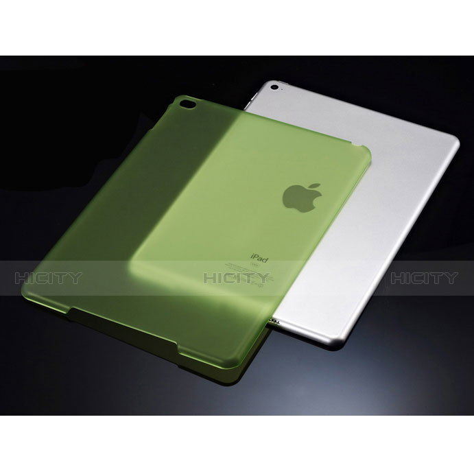 Etui Ultra Slim Plastique Rigide Transparente pour Apple iPad Air Vert Plus