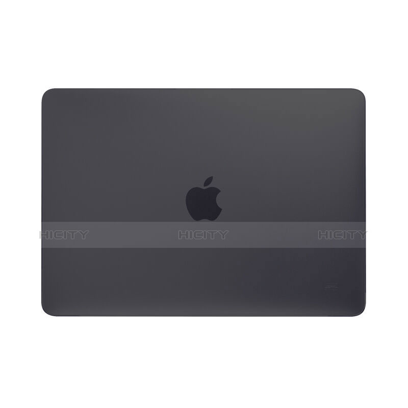 Etui Ultra Slim Plastique Rigide Transparente pour Apple MacBook 12 pouces Gris Plus