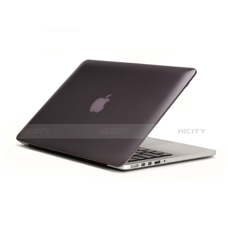 Etui Ultra Slim Plastique Rigide Transparente pour Apple MacBook Air 11 pouces Gris Plus
