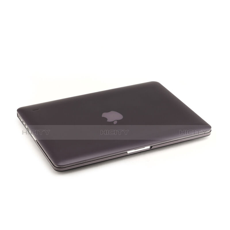 Etui Ultra Slim Plastique Rigide Transparente pour Apple MacBook Air 11 pouces Gris Plus