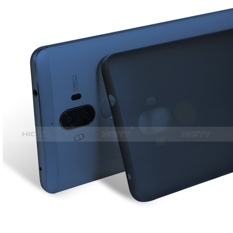Etui Ultra Slim Plastique Rigide Transparente pour Huawei Mate 9 Bleu Plus
