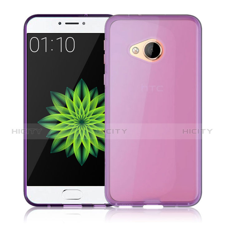 Etui Ultra Slim Silicone Souple Transparente pour HTC U Play Rose Plus