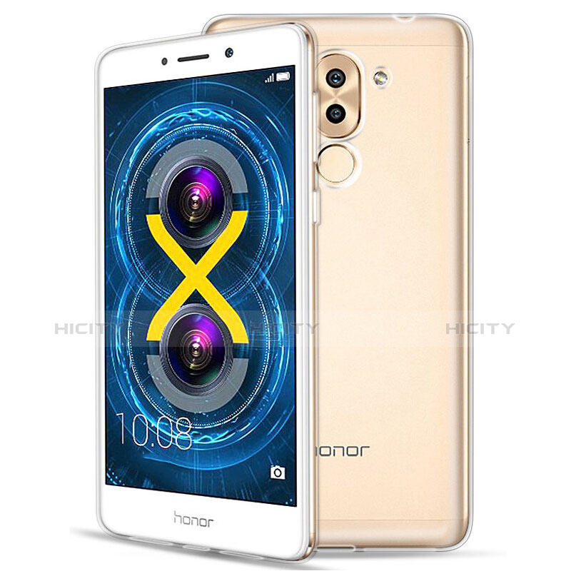 Etui Ultra Slim Silicone Souple Transparente pour Huawei Honor 6X Pro Clair Plus