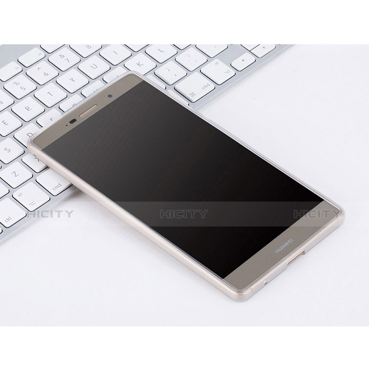 Etui Ultra Slim Silicone Souple Transparente pour Huawei P8 Max Blanc Plus
