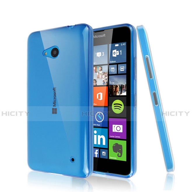 Etui Ultra Slim Silicone Souple Transparente pour Microsoft Lumia 640 Clair Plus