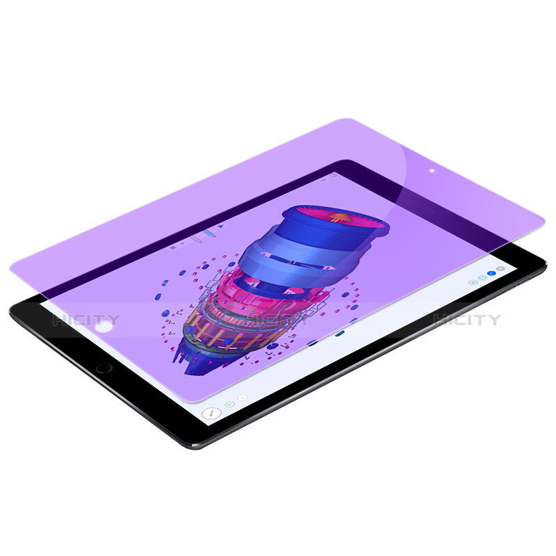 Film Protecteur d'Ecran Verre Trempe Anti-Lumiere Bleue F07 pour Apple iPad Pro 10.5 Bleu Plus