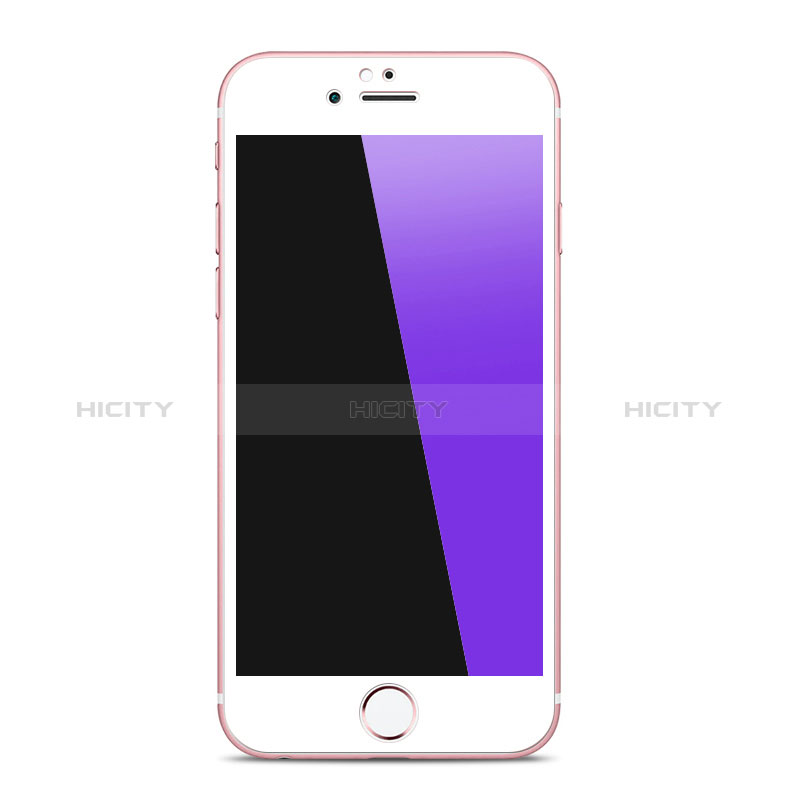 Film Protecteur d'Ecran Verre Trempe Anti-Lumiere Bleue L02 pour Apple iPhone 6 Blanc Plus