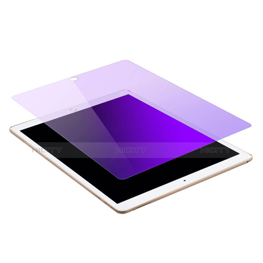 Film Protecteur d'Ecran Verre Trempe Anti-Lumiere Bleue pour Apple iPad Pro 12.9 Bleu Plus