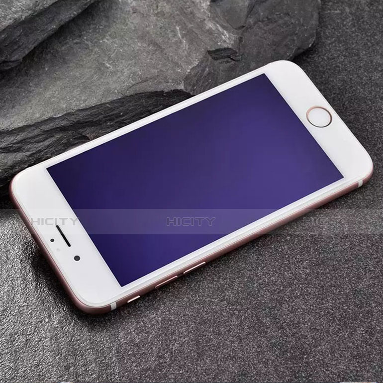 Film Protecteur d'Ecran Verre Trempe Anti-Lumiere Bleue pour Apple iPhone 6 Bleu Plus