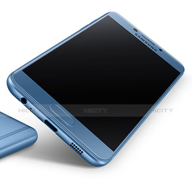 Film Protecteur d'Ecran Verre Trempe Anti-Lumiere Bleue pour Samsung Galaxy C5 Pro C5010 Bleu Plus