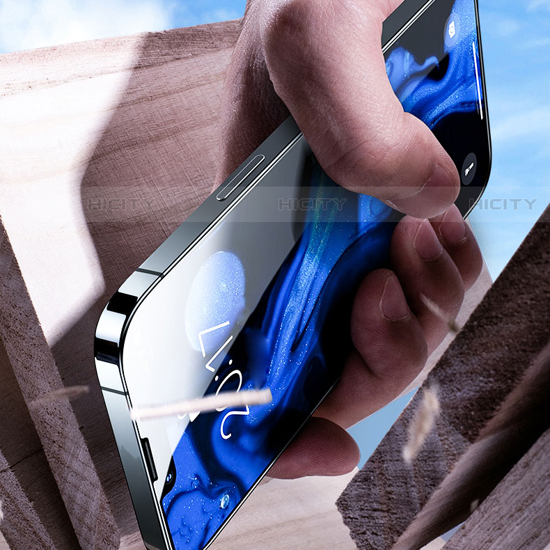 Film Protecteur d'Ecran Verre Trempe Integrale F02 pour Apple iPhone 13 Pro Noir Plus