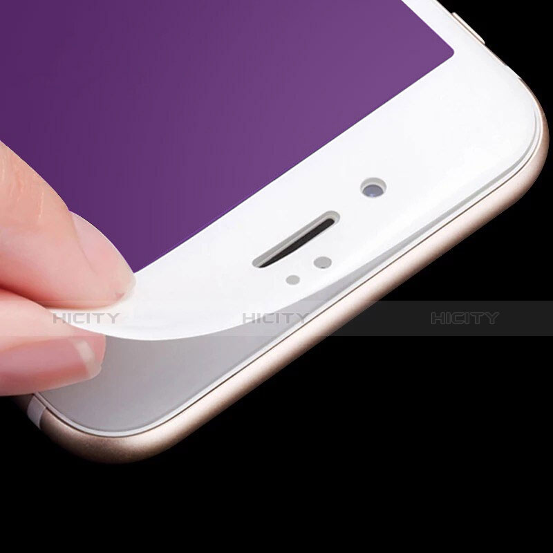 Film Protecteur d'Ecran Verre Trempe Integrale F02 pour Apple iPhone 6 Plus Blanc Plus