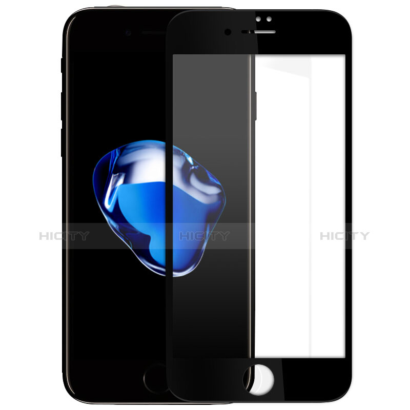 Film Protecteur d'Ecran Verre Trempe Integrale F02 pour Apple iPhone 8 Noir Plus