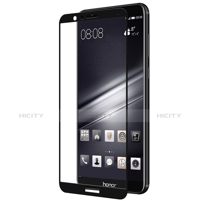 Film Protecteur d'Ecran Verre Trempe Integrale F02 pour Huawei Honor 7X Noir Plus