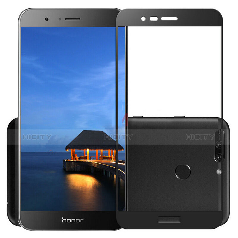 Film Protecteur d'Ecran Verre Trempe Integrale F02 pour Huawei Honor 8 Pro Noir Plus