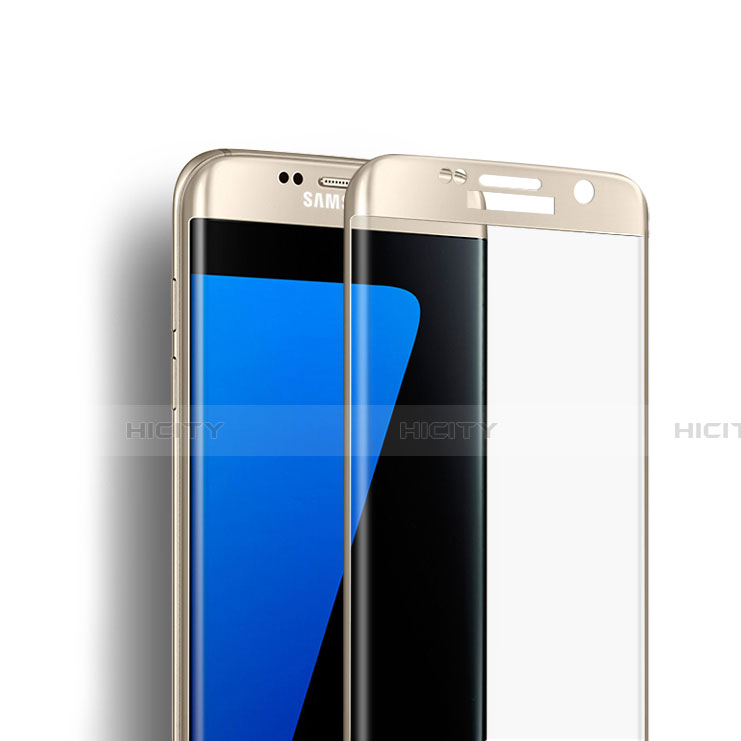 Film Protecteur d'Ecran Verre Trempe Integrale F02 pour Samsung Galaxy S7 Edge G935F Or Plus