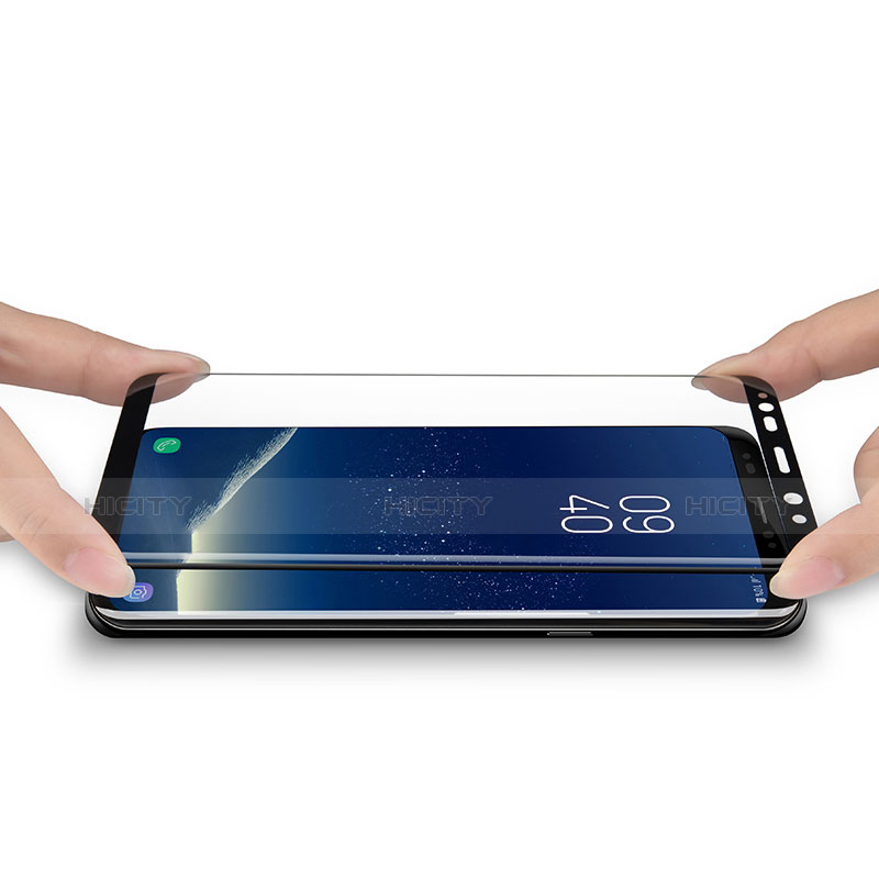 Film Protecteur d'Ecran Verre Trempe Integrale F02 pour Samsung Galaxy S9 Plus Noir Plus