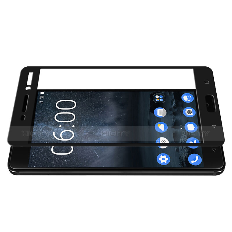Film Protecteur d'Ecran Verre Trempe Integrale F03 pour Nokia 6 Noir Plus
