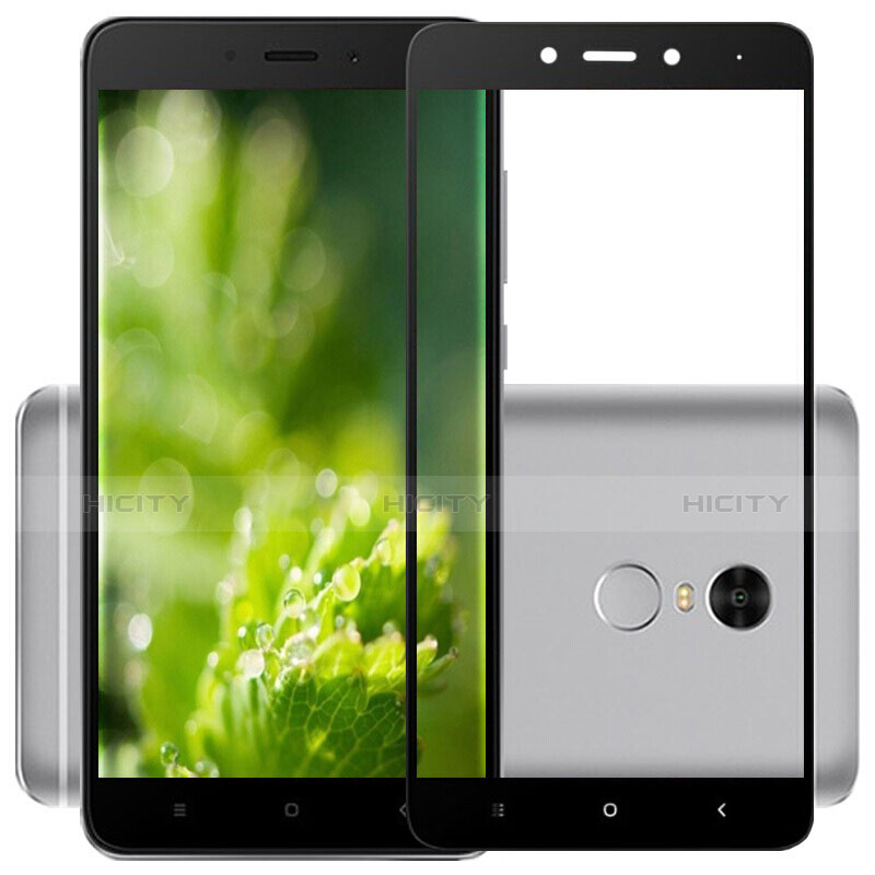 Film Protecteur d'Ecran Verre Trempe Integrale F03 pour Xiaomi Redmi Note 4 Noir Plus