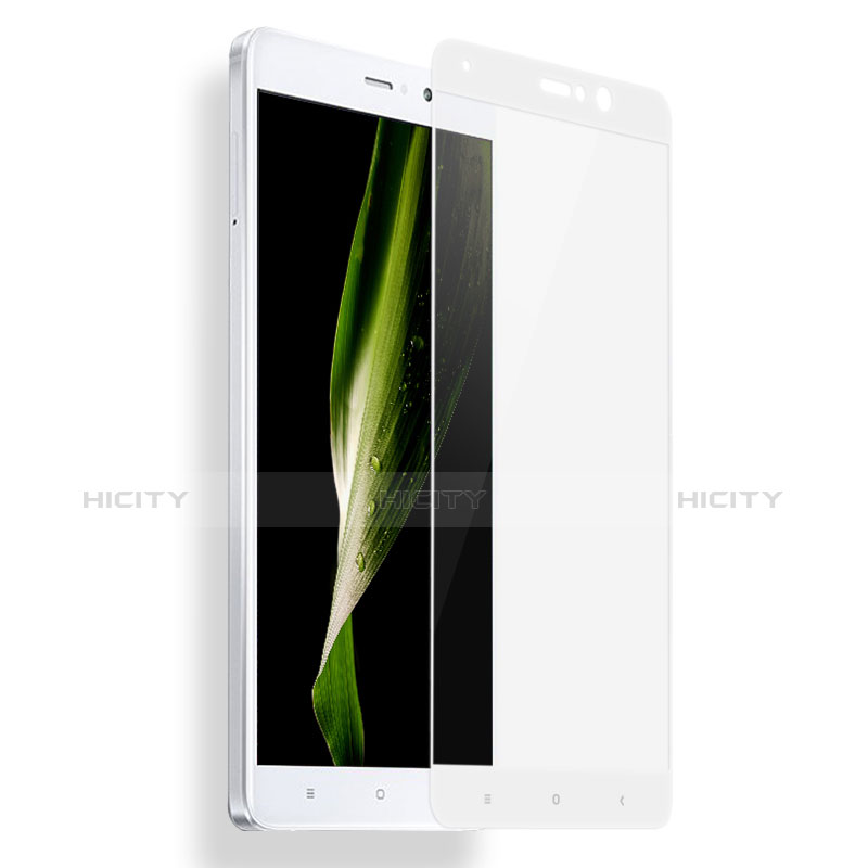 Film Protecteur d'Ecran Verre Trempe Integrale F04 pour Xiaomi Mi 5S Plus Blanc Plus