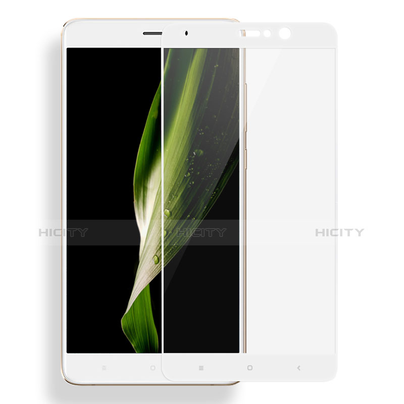 Film Protecteur d'Ecran Verre Trempe Integrale F04 pour Xiaomi Mi 5S Plus Blanc Plus