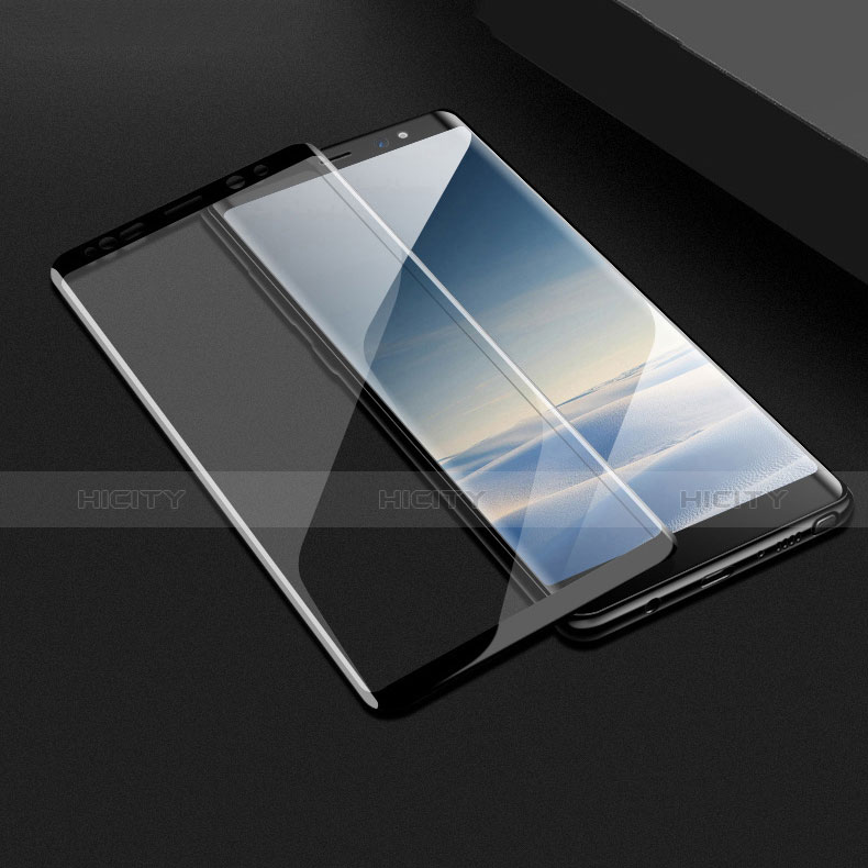Film Protecteur d'Ecran Verre Trempe Integrale F06 pour Samsung Galaxy Note 8 Noir Plus