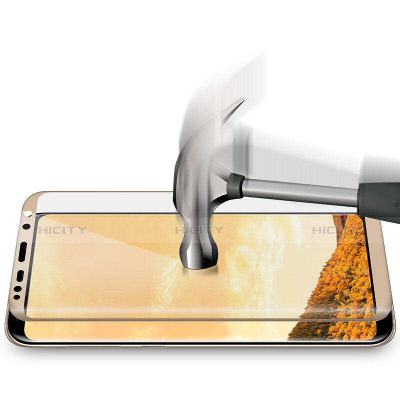 Film Protecteur d'Ecran Verre Trempe Integrale F06 pour Samsung Galaxy S8 Or Plus
