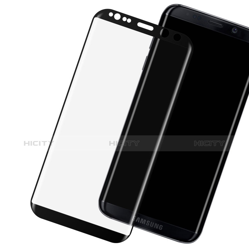 Film Protecteur d'Ecran Verre Trempe Integrale F08 pour Samsung Galaxy S8 Noir Plus