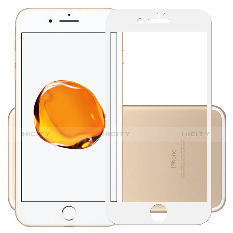 Film Protecteur d'Ecran Verre Trempe Integrale F18 pour Apple iPhone 7 Blanc Plus