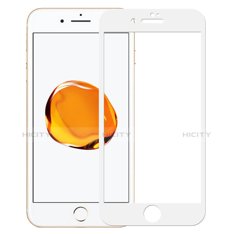 Film Protecteur d'Ecran Verre Trempe Integrale F18 pour Apple iPhone 8 Blanc Plus